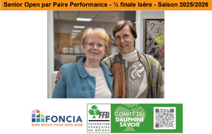 Senior Open par Paire Performance - ½ finale Isère