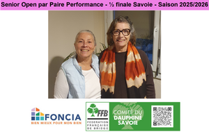 Senior Open par Paire Performance - ½ finale Savoie