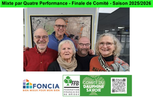 Mixte par Quatre Performance - Finale de Comité