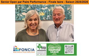 Senior Open par Paire Performance - Finale Isère