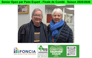 Senior Open par Paire Expert - Finale de Comité