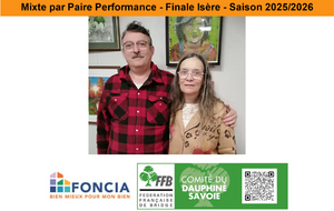 Mixte par Paire Performance - Finale Isère