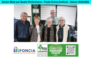Senior Mixte par Quatre Performance - Finale Drôme-Ardèche