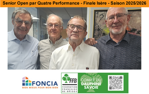 Senior Open par Quatre Performance - Finale Isère