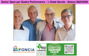 Senior Open par Quatre Performance - ½ finale Savoie