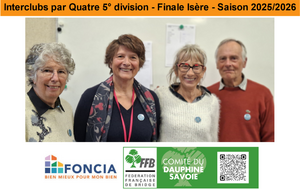Interclubs par Quatre 5° division - Finale Isère