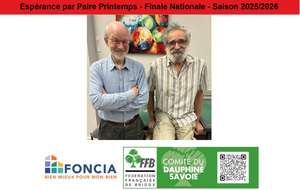 Espérance par Paire Printemps - Finale Nationale