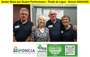 Senior Mixte par Quatre Performance - Finale de Ligue