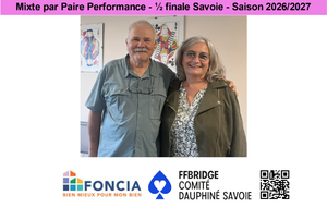 Mixte par Paire Performance - ½ finale Savoie