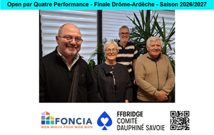 Open par Quatre Performance - Finale Drôme-Ardèche