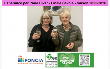 Espérance par Paire Hiver - Finale Savoie