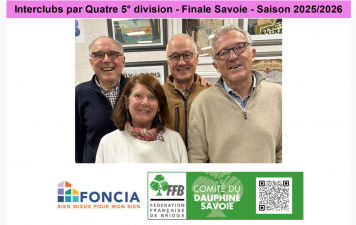 Interclubs par Quatre 5° division - Finale Savoie