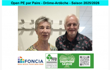 Open PE par Paire - Drôme-Ardèche