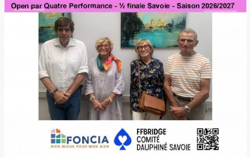 Open par Quatre Performance - ½ finale Savoie