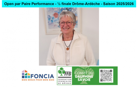 Open par Paire Performance - ½ finale Drôme-Ardèche