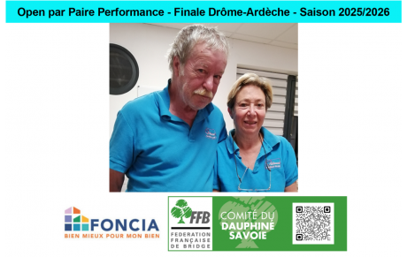 Open par Paire Performance - Finale Drôme-Ardèche
