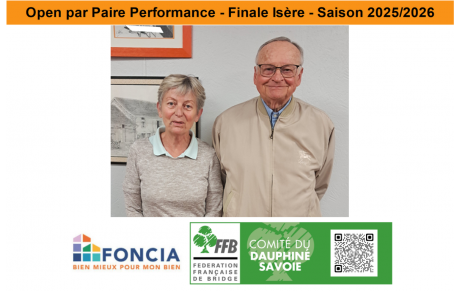 Open par Paire Performance - Finale Isère