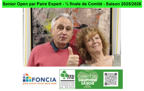 Senior Open par Paire Expert - ½ finale de Comité