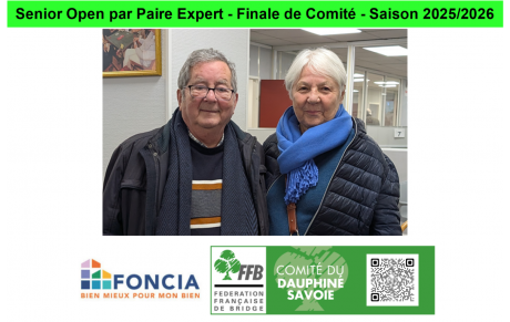 Senior Open par Paire Expert - Finale de Comité