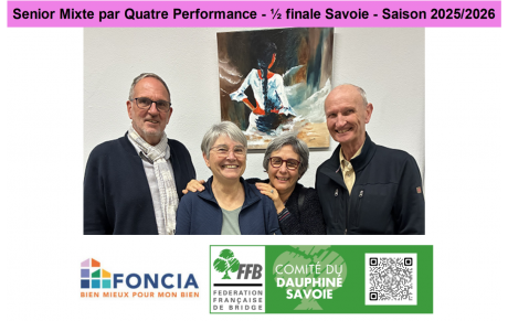 Senior Mixte par Quatre Performance - ½ finale Savoie